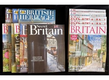 British Magazines Incl. Secret Britain, British Heritage, & More