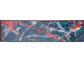 Abstract  Painting On Canvas Titled To The Surface