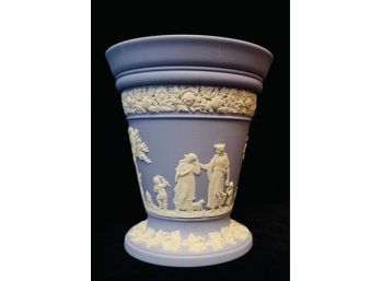 Vintage Classic Wedgwood Blue Vase