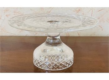 Waterford Footed Crystal Cake Stand