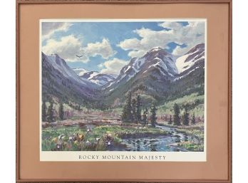 'Rocky Mountain Majesty' Framed Art
