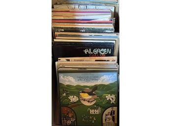Large Assorted Collection Of Records Incl. Al Green & More