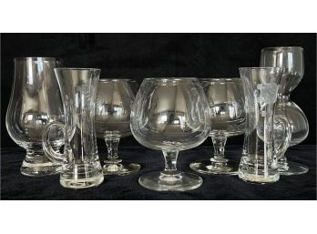 7pc Assorted Glassware Incl. Brandy Glasses & More