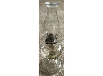 Vintage Glass Oil Lantern