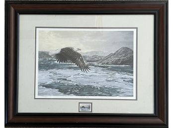 29' X 22.5' North American Wildlife Series 'majestic Wings' Framed Art
