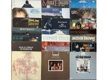 Assorted Collection Of Records Incl. Stevie Wonder, Bread, James Taylor & More