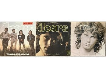 3pc Collection Of The Doors Records Incl. Waiting For The Sun, The Doors & The Best Of The Doors