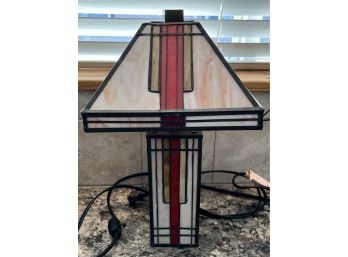 2pc Lamps Incl. Frank Lloyd Wright Lamp & Banker's Style Desk Lamp
