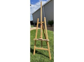 Large Used Wooden Easel