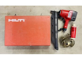 Hilti Framing Nail Gun With Metal Case Model RHN 9017