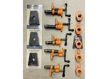 Pony 3/4 Pipe Clamps And NIB Conversion Pads