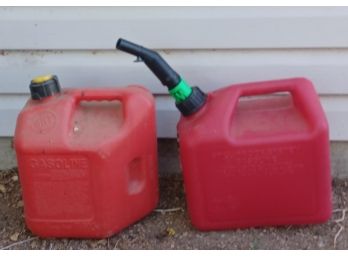 Lot Of Two Gas Cans