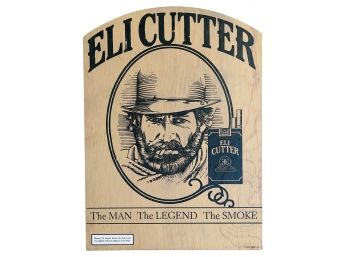 Eli Cutter Wood Sign