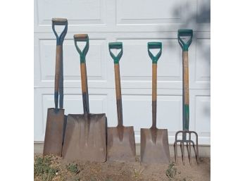 Lot Of Shovels And 1 Pitch Fork