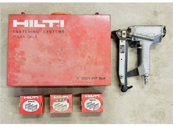 Hilti Finish Nailer With Metal Case And Extra Nails