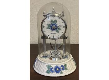 Linden Glass Dome Rotating Pendulum Clock