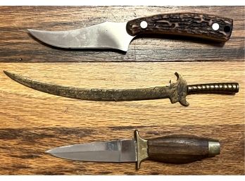 3pc Assorted Collection Of Daggers