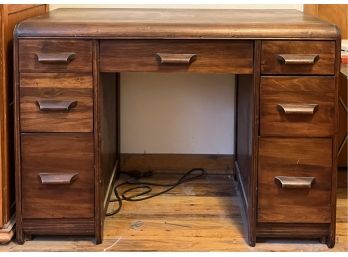 Classic Wooden 7 Drawer Desk