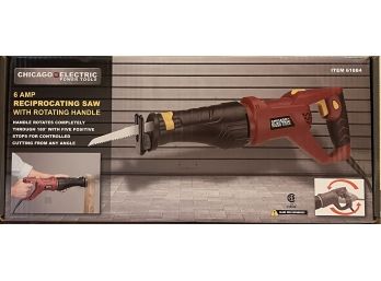 Chicago Electric 6 AMP Reciprocating Saw W/ Rotating Handle