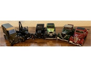 6pc Collection Of Assorted Golden Age Of Ford National Motor Museum Mint Collector Cars