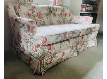 Vintage Floral Print Chintz Love Seat