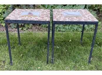 2 Small Outdoor Matching Tables