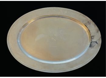 Very Impressive Large Vintage Oval Sterling Silver Gorham Platter