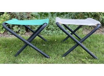 (2) Small Folding Chairs