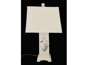 Ceramic Table Lamp Rectangular Asian Style 2 Of 2