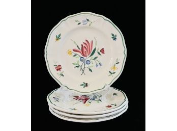 4 French Salad Plates HP Longchamps