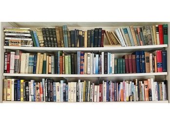 3 Full Shelves Of Assorted Topics Books Self Help To Classic Literature & More