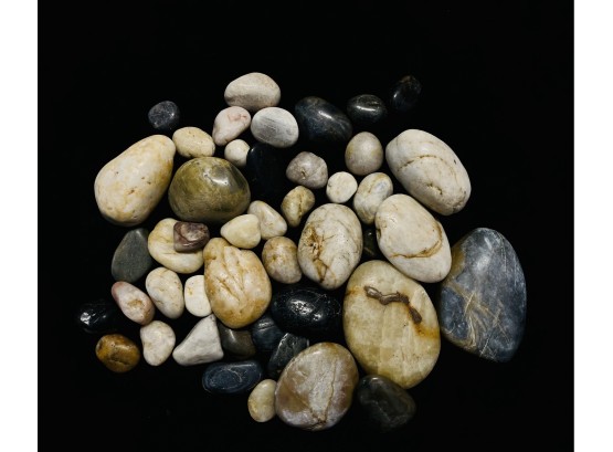 Lot Of Polished River Stones
