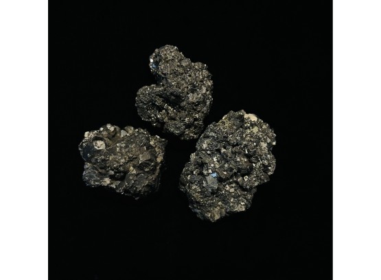 3 Pieces Of Iron Pyrite