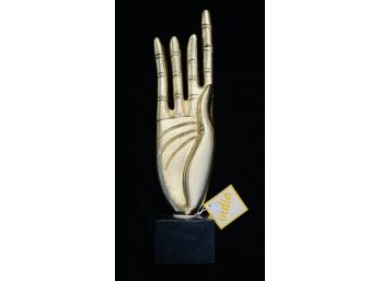 Metal Hand Display Sculpture