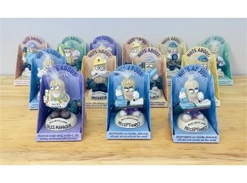 Nuts About Work Small Bobble Head Figures Brand New