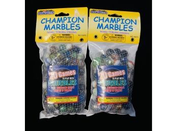 Lot Of 2 Champion Marbles Brand New