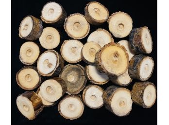 Lot Of Natural Wood Round Pieces