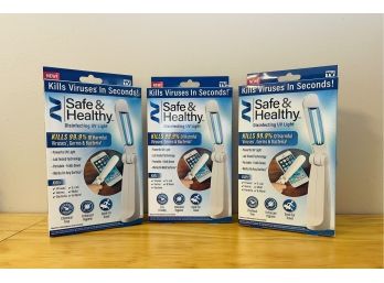 Lot Of 3  Brand New Safe And Healthy Disinfecting UV Lights