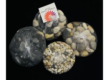4 Bags Of River Stone Pebbles
