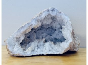 Stunning White Quartz Geode Healing Piece