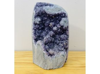 Beautiful Battalion Configuration Amethyst Geode  Deep Grape Jelly Color From Uruguay