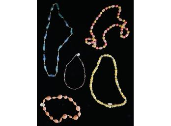 Lot Of 5 Custom Jewelry Necklaces