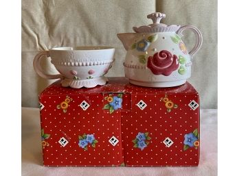 Mary Engelbreit Teapot And Teacup
