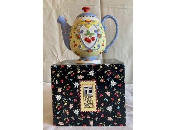 Mary Engelbreit Large Floral Teapot