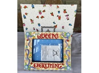 Mary Engelbreit Queen Of Everything Wall Frame W/Icon Hook