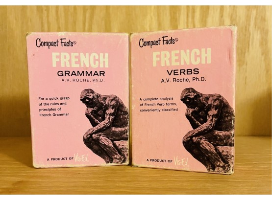 Compact Facts French Verbs And French Grammar Cards