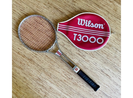 Vintage Wilson T3000 Tennis Raquet