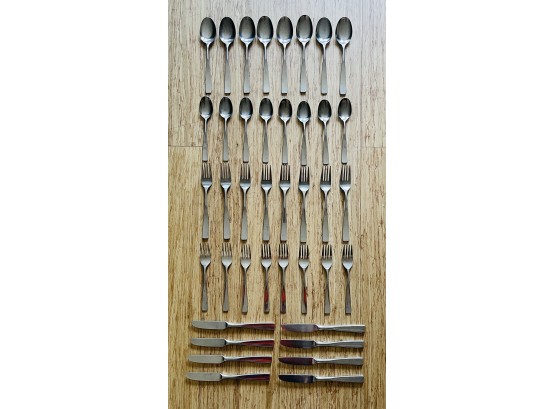 Stainless Steel Flatware Service For 8