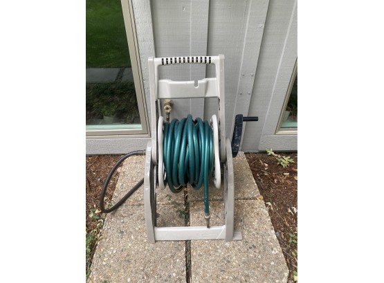 Garden Hose With Reel Stand