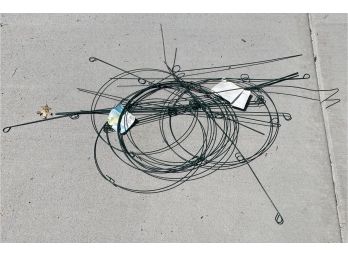 Lot Of Plant Support Wires